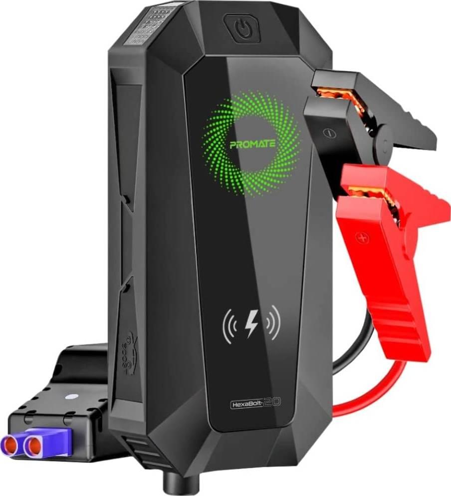 Promate Hexabolt-20 Car Jump Starter Power-Bank 6 in 1