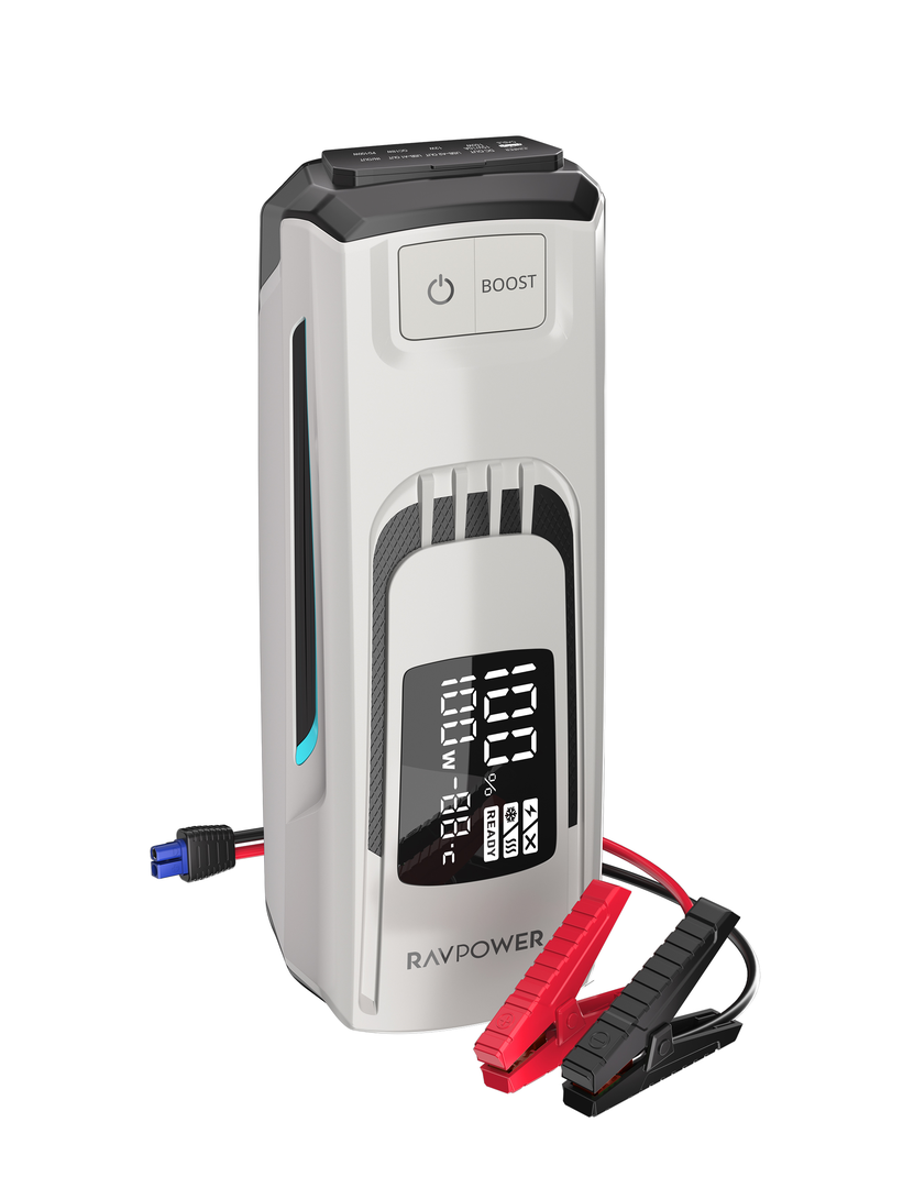 RAVPower 24000 mAh (88.8Wh) Jump Starter - Li-Ion Battery Max 800A