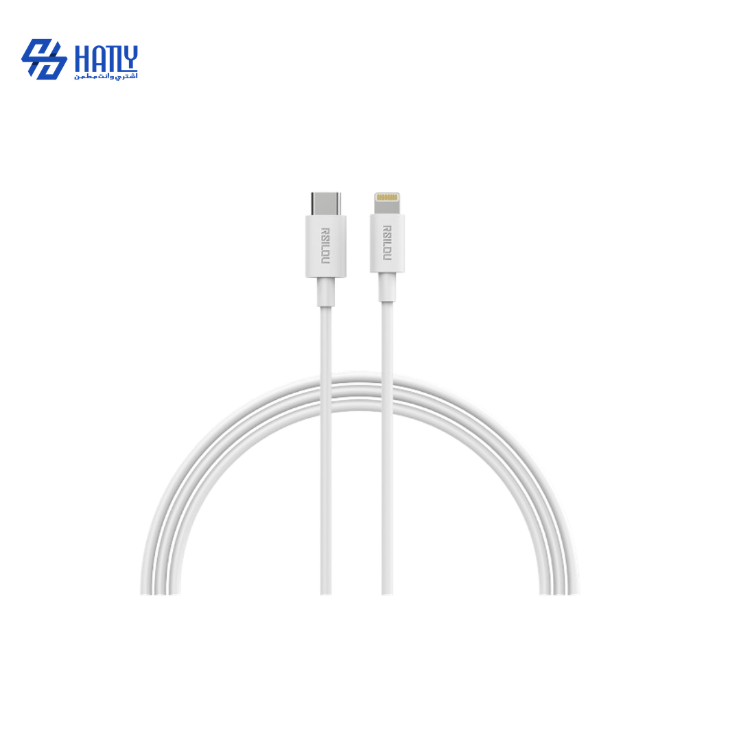 Rsilou Tybe-C to Lightning 2m PD-WHI